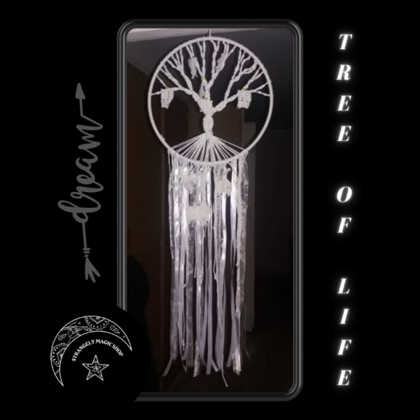 T0418 Wall Hanging Tree of Life White