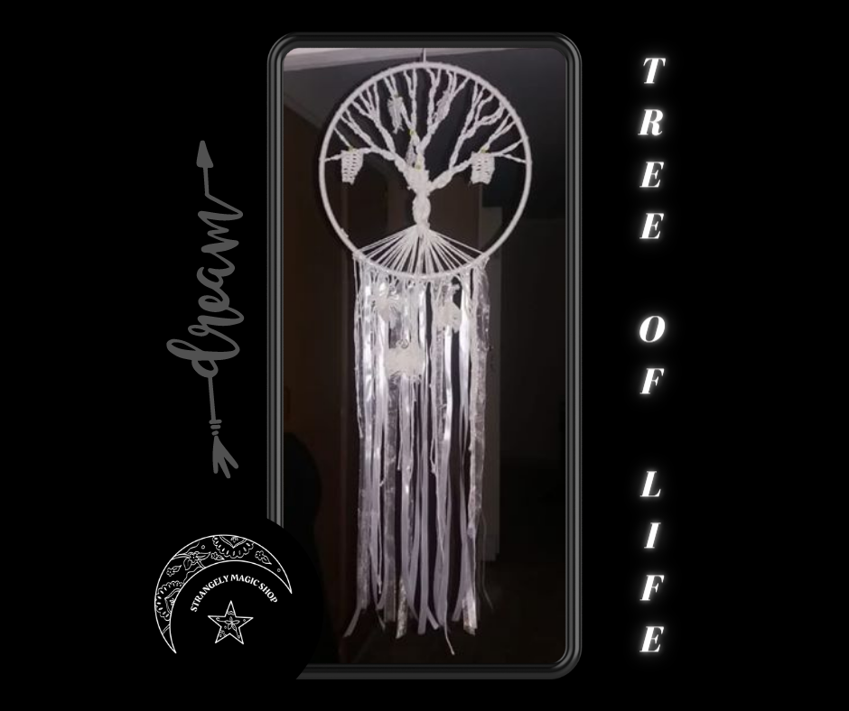 T0418 Wall Hanging Tree of Life White