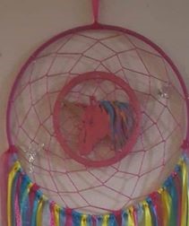 D0445 Dream Catcher Fantasy Unicorn Rainbow - Image 2