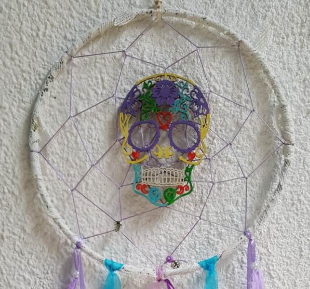 D0794 Dream Catcher Day of the Dead - Image 2