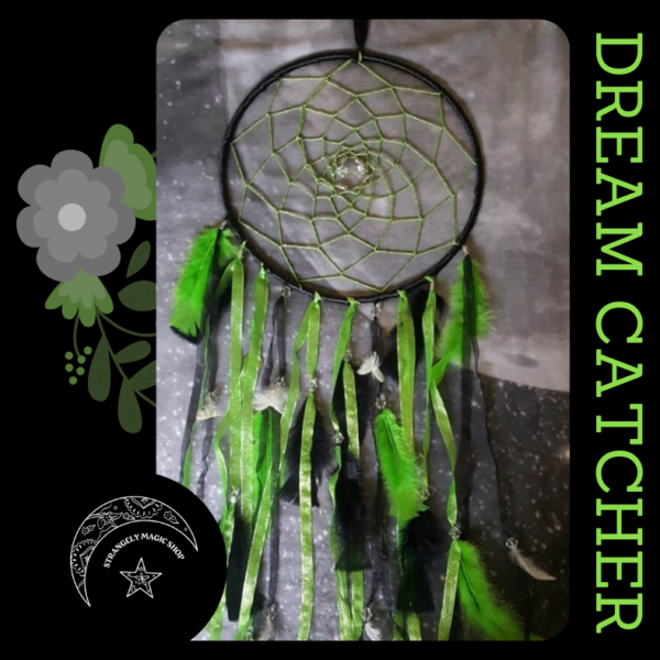 D0432 Dream Catcher Green / Black