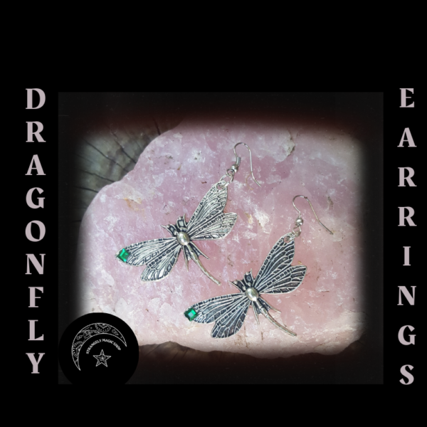 J1584 Earrings Dragonfly