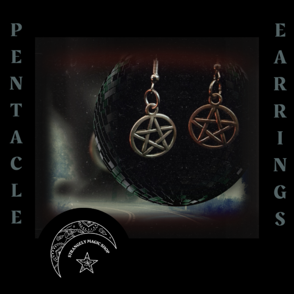 J1877 Earrings Pentacle