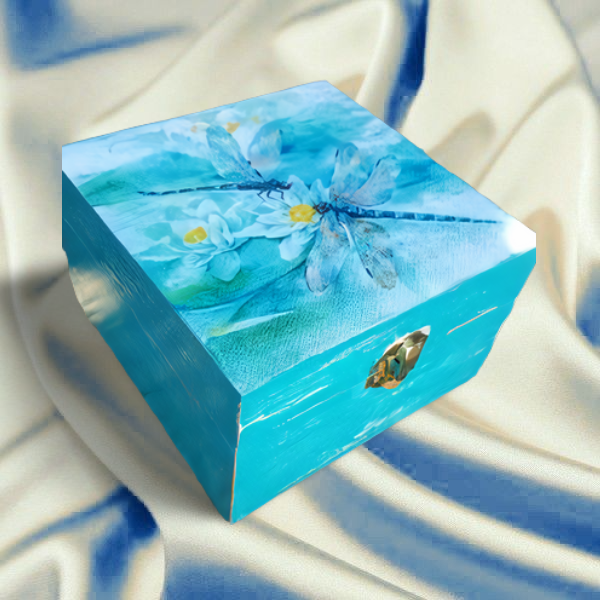 T1581 Trinket Box Dragonfly