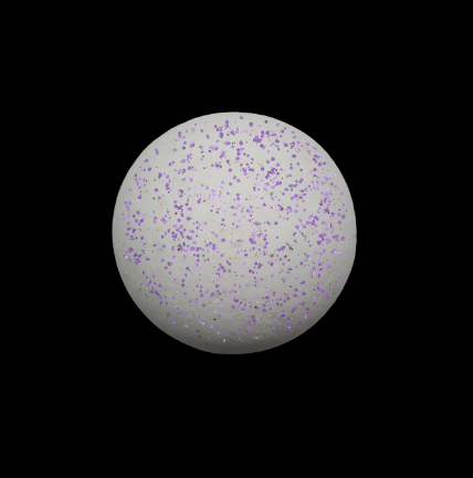 BB Bath Bombs Glitter Purple
