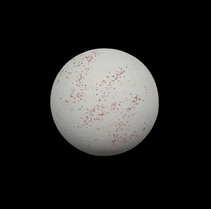 BB Bath Bombs Glitter Red